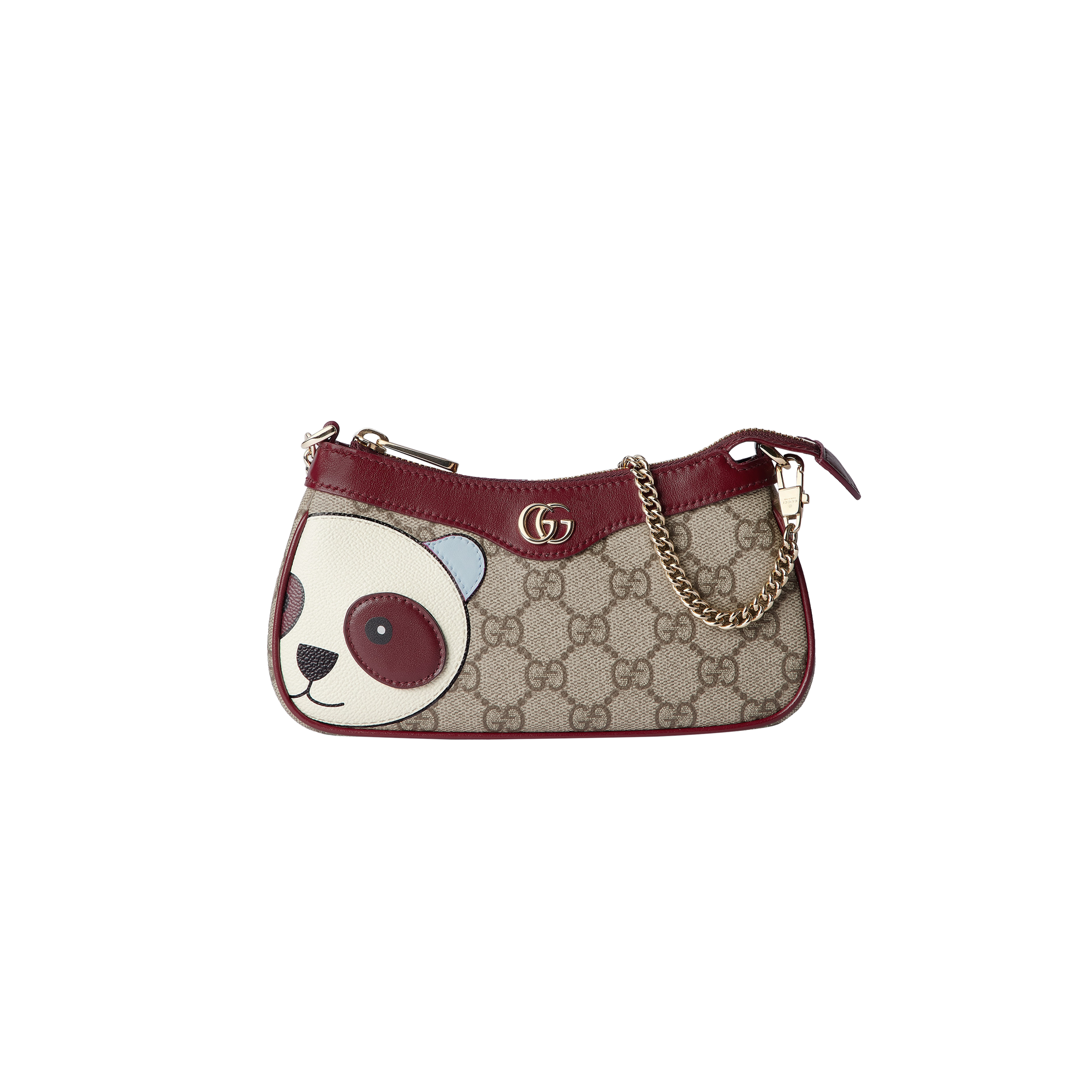 GUCCI GG MINI BAG WITH PANDA DETAIL 818763 (19*10*3.5cm)